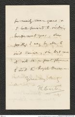 Nachlass Franz Steindachner, Brief von T. R. Barton an Franz Steindachner (14.10.1906), Inv.Nr. 27.01, Seite 4